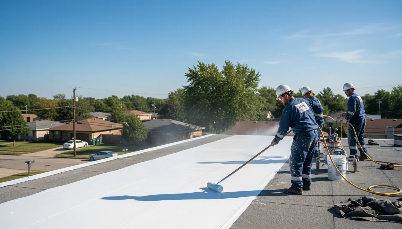 Commercial roof coating in Drain, OR near me